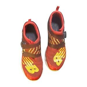 Boys Size 6 New Balance Red and Yellow Sneakers